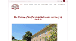 Desktop Screenshot of beniciahistoricalmuseum.org